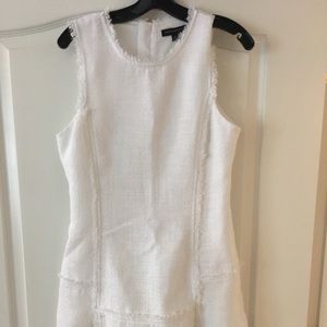 Banana Republic white sleeveless dress EUC size 10